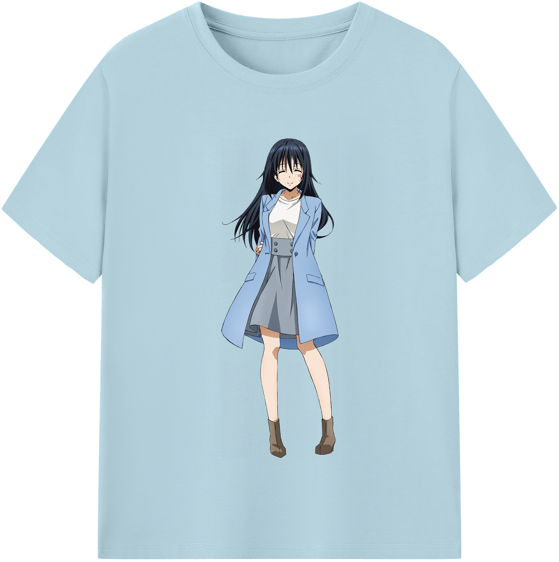 （画像用） 転スラ Regarding Reincarnated to Slime 綿100％半袖Tシャツ（フロントプリント）